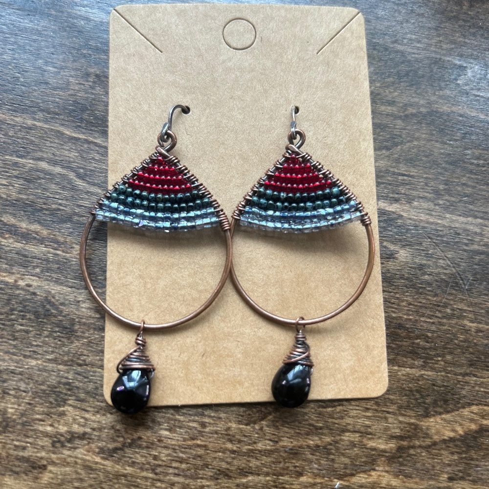 Cute beaded earrings